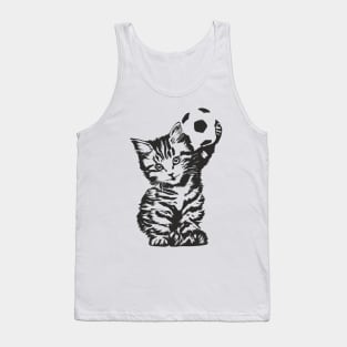 Kitten with a ball Tank Top